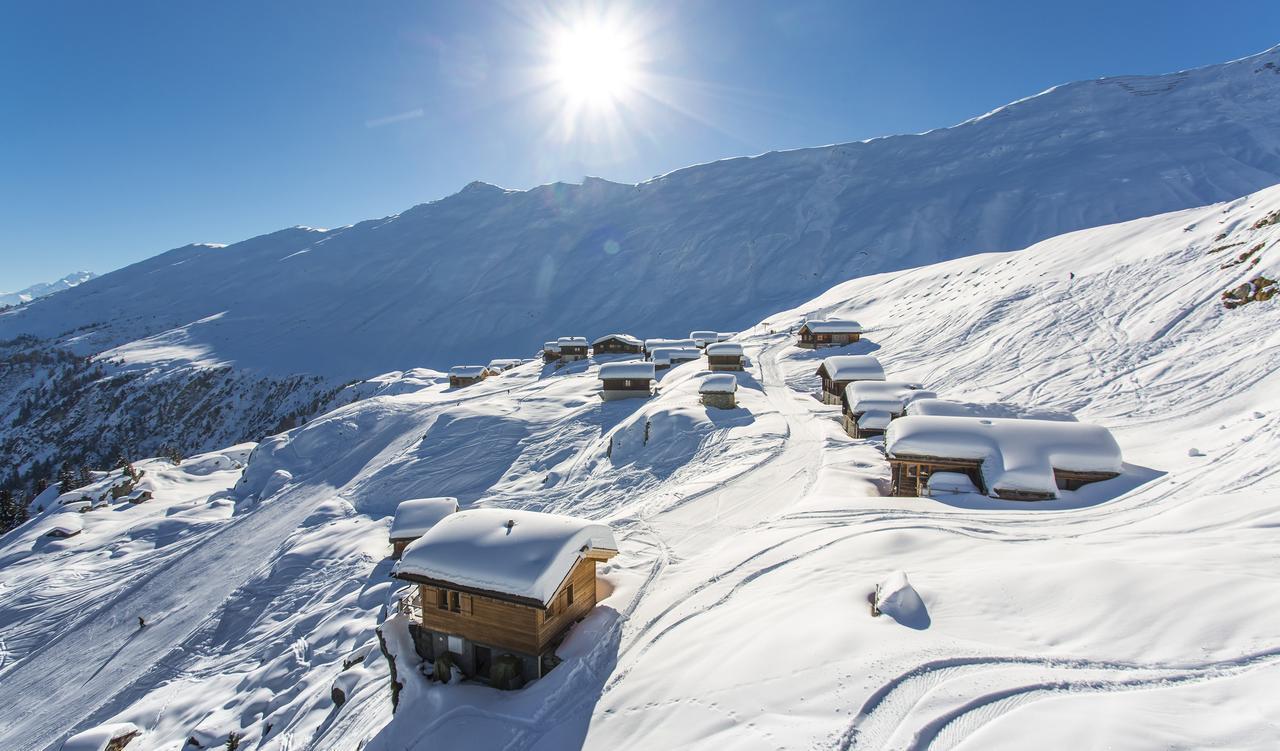 Ferienwohnung Bergquell Haus D Blatten bei Naters Exterior foto