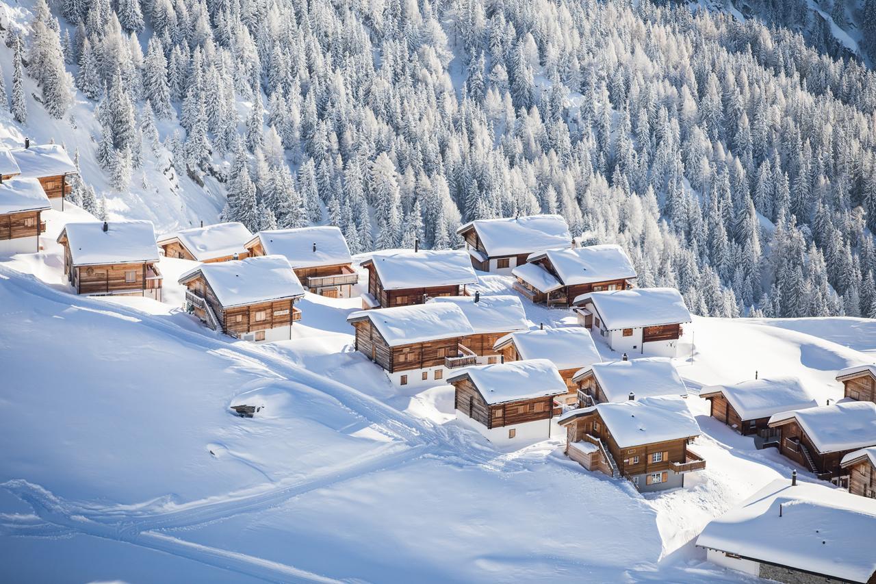 Ferienwohnung Bergquell Haus D Blatten bei Naters Exterior foto