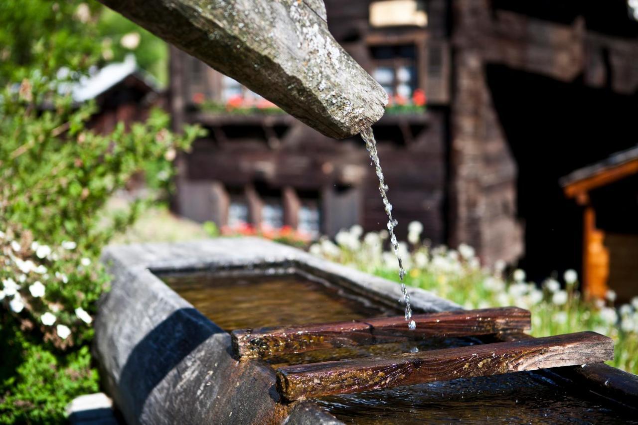 Ferienwohnung Bergquell Haus D Blatten bei Naters Exterior foto