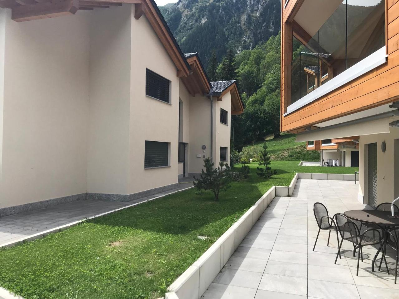 Ferienwohnung Bergquell Haus D Blatten bei Naters Exterior foto